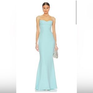 Elegant Aqua Katie May Gown